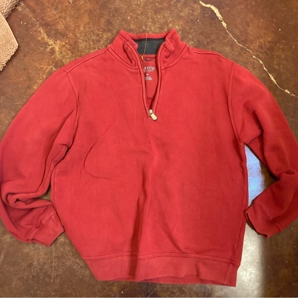 Men’s Arrow Sweatshirt Pullover 1/4 zip